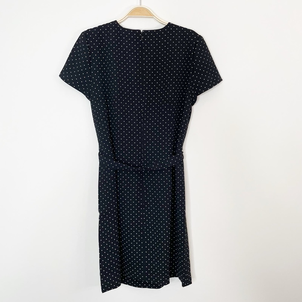 J. Crew Factory Black and White Polka Dot Mini Dress - Picture 4 of 9